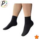 Presadee Closed Toe 15-20 mmHg Moderate Compression Foot Leg Ankle Sock Sleeve (Black, 5X-Large)