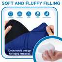 SPRING SEAON 3-Inch Raised Toilet Seat Cushion, Waterproof PU Cover