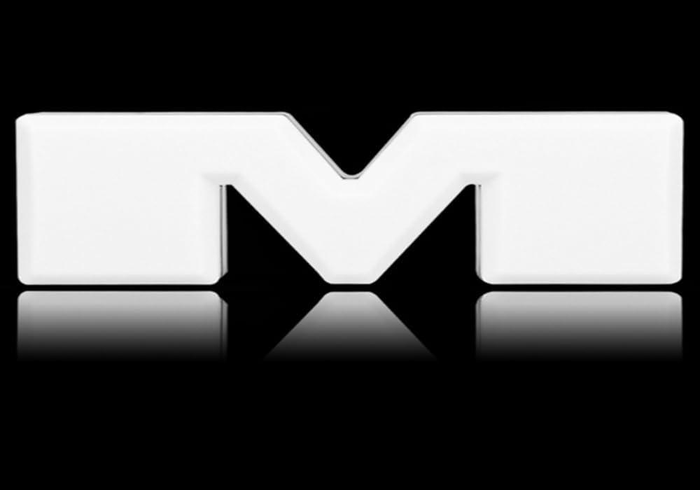 3 Piece Grill Emblem Letter Light Compatible with 2019-2024 RAM 1500 Grill Letter Light Aftermarket Set (White for 19-24)