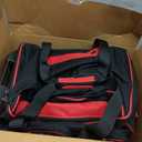 3 Ball Bowling Bag with Wheels, 2 Ball Bowling Bags Double roller with 1 Ball Add On Bag, Multi-Pockets & Shoe Compartment (Fits Up to Size 15)