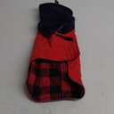 Geyecete Dachshund Coat, Dachshund Winter Coat, Warm Waterproof Windproof, High Neckline String Holes Miniature Dachshund Jacket for Small Dog-Red-M