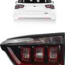 Right Passenger Side Inner Tail Light Assembly Compatible With 2017-2024 Jeep Compass CH2803115 55112836AB Rear Brake Lamp