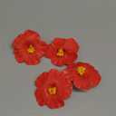4Pcs Red Hawaiian Flower Hair Clip for Women Girls Fashion Bohemian Flowers Hair Accessory for Dancer Bridal Wedding Beach Party 8 cm Hair Accessories(ZS589)