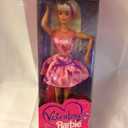 1997 Valentine Barbie in Pink Dress with Valentines