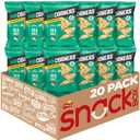 PopCorners Popped Corn Snacks, Sea Salt, 1 Ounce (Contains 20 Packets) (Packaging May Vary), Gluten Free (EXP 08/29/26)