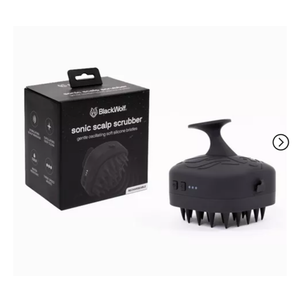 Black Wolf Sonic Scalp - Powered Scalp Scrubber and Massager