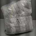 Bed Sheets with Pillow Covers Size Queen Black White Stripes Soft Material