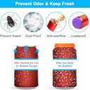 6 Pack Silicone Soda Can Cover Lids, Reusable Soda Can Lids Beer Can Covers Pop Can Covers, BPA Free Silicone Can Cover, Stopper and Protector for Soda, Beer, Beverage, Juice, Coke, Fits Standard Cans (Mixed Color)