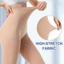 Medical Compression Pantyhose for Women & Men, 20-30mmHg Graduated Support Tights, Opaque Footless High Waist Tights, Graduated Tights for Varicose Veins, Edema, Deep, Thrombosis , During
