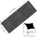 9.8x18.7FT Garden Shade Cloth - 55% Sun Resistance with HDPE Material, Reinforced Grommets. Ideal for Greenhouse, Plant, Pergola, Backyard Patio Sunshade