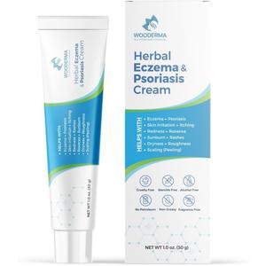 WooDerma Eczema and Psoriasis Cream – Maximum Strength, Hydrating