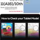 BRAECN Kids Case for iPad (A16) 11th/10th Generation 11/10.9'' 2025/2022, Heavy Duty Rugged Silicone Cover w/Swivel Ring Stand/Stable Kickstand/Shoulder Strap/Pencil Holder/Screen Protector, Red