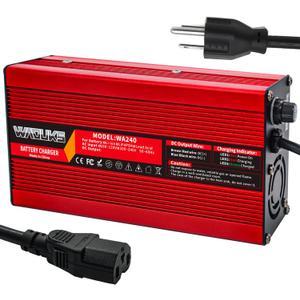 84V 3A Charger 84V Li-ion Battery Charger with Cooling Fan Red Aluminum Case Used for 20S 72V 74V Lithium Battery Pack,84V Smart Charger DC Output 3pin C13 Ping Connector Red 84V 3A Charger 84V Li-ion Battery Charger with Cooling Fan Red Aluminum Case Used for 20S 72V 74V Lithium Battery Pack,84V Smart Charger DC Output 3pin C13 Ping Connector Red