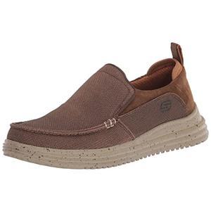 Skechers USA Men's Men's Proven-Renco Loafer, BRN, 12