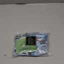 EXPAWLORER Classic Plaid Puppy Harness - Small Dog Collar and Leash with AirTag Holder Case - Soft Mesh Padded Adjustable Dog Vest Harness No Pull, Reflective Escape Proof for Outdoor, Blue, Small