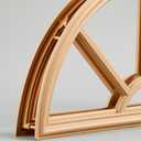 2 Pcs 22" x 10" Entry Door Frame Only Replacement for 1" Glass, Tan