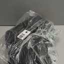 Premium Garage Door Screen for 2 Car Garage 17x8ft, Heavy Duty Durable Fiberglass Screen Mesh with Hook & Loop Tapes, Strips, Doors Screen with Powerful Magnets, Easy to Install (17x8 Black)