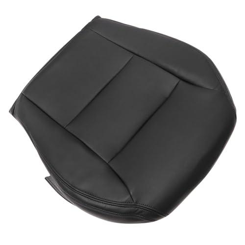 GXARTS Front Driver Side Bottom Lower Replacement Black Leather Seat Cover Compatible with Mercedes Benz CLA250 CLA 250 2014 2015