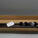 Tension Curtain Rod 41-67" Heavy Duty No Drilling, Adjustable Black 2 Pack