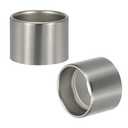 PATIKIL Light Socket Shade Ring, 2pcs E26 E27 Medium Base Metal Sockets Lock Ceramic/Porcelain Sockets with Thread Diameter 1-1/2 Inches for Hanging Lamp Holder, Nickel 40mm / 1.57"