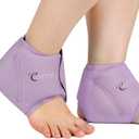 Comfytemp Ankle Ice Pack Wrap for Swelling, FSA Eligible HSA, Plantar Fasciitis, Foot Pain Relief, Gel Packs for Injury Reusable, Hot Cold Compress for Achilles Tendonitis, Sprain, 2 Pcs (Purple)