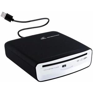 External Car Universal CD Player Machine, Vehicle External USB CD Player for Car Android Navigation-Plug and Play(Android Version 4.4 and Above)
