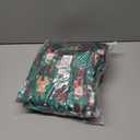 2 x ANGELGGH Family Matching Christmas Onesie Pajamas, Vacation Cute Printed One Piece Pajamas, Xmas Hooded Holiday Sleepwear (Medium, Green Plaid Santa)