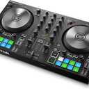 Pioneer DJ DDJ-FLX4 2-Channel DJ Controller, 16 Pads, Graphite