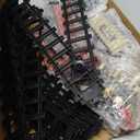 JUQU Christmas Train Set for Kids Ages 3-8  Battery Operated Toy Train with Lights, Sounds, 3 Cars & 10 Tracks, Classic Christmas Tree Train Set for Under or Around Tree Gift