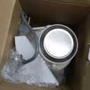 33.8 Oz/1000mL Portable Electric Kettle,304 Stainless Steel Travel Kettle Electric,4 Temp Settings with Holding Heat,600W Fast Boiling Water with Auto Shut-Off and Boil Dry Protection (White)