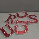 Circus 6.3" Light up Letters Sign Party Decorations Battery Powered Marquee Lighted Sign LED Alphabet Letter Lights for Christmas Night Party Birthday Home Tabletop Decor Supplies