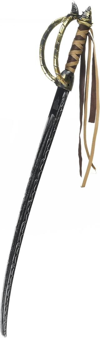 Forum Novelties Men's Deluxe Costume Pirate Sword (Gold)