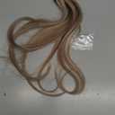 FUBILI Clip in Hair Extensions Ash Brown Highlights Platinum Blonde Remy Hair 30g 1 pc 16 Inch Real Human Hair Extensions For women