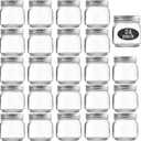 TANGLONG Mason Jars 8 oz Set of 24, Small Glass Jars with Lids For Spice, Jelly, Jam, Honey, Pickles, Wedding Shower Favors
