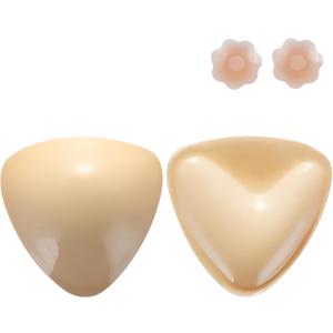 Double Sided Sticky Bra Push Up,Bra Inserts,Adhesive Silicone Bra Pads Inserts.Medium For Cup A/B. Lage For Cup C/D.