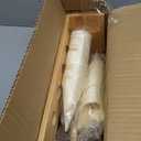 Queekay 100 Pcs Disposable Wooden Food Cones with 12 Holes Food Cone Display Stand Cone Holder for Charcuterie, Ice Cream, Catered Events, Party or Buffets(Straight,Bamboo)