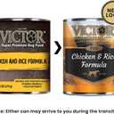 VICTOR Super Premium Dog Food  Chicken and Rice Formula Pt  Canned Wet Adult Dog and Puppy Food  Ideal Kibble Topper or Standalone Meal  All Breed Sizes, 12 x 13.2 oz Cans (EXP 02/17/28)