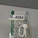 Titanium Non-Stick Scissors, Professional Stainless Steel Comfort Grip, All-Purpose, Straight Office Craft Holiday Gift wrapping Scissors for DIY art and craft tools White