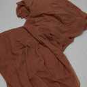 Wedding Arch Draping Fabric, 1 Panel 28" x 19Ft Terracotta Wedding Arch Drapes Sheer Backdrop Curtain for Wedding Ceremony Party Ceiling Decor (28" width x 19Ft length1 Panel, Terracotta Drapes Curtain)
