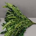 50" Artificial Boston Ferns, Fake Bush Plants, Large Faux Ferns with 96 Fronds for Outdoors Home Decor (50" 1 Pcs)
