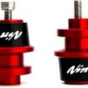 CNC Motorcycle Swingarm Spool Slider Stand Screws Compatible with 2026 Ninja 500 SE Ninja 650 Ninja 400 NINJA 1100SX 1000 SX 2017-2024 2025 2026 ZX6R ZX-10R ZX4R ZX4RR ZH2