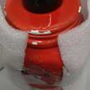 Young's Inc. Farmhouse Soap Dispenser - Decorative Dish and Hand Soap Dispenser for Bathroom and Kitchen - Wash and Rinse, Red - 3.25'' X3.25'' X7''