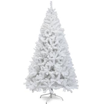 Goplus 6-ft White Artificial Christmas Tree Lights