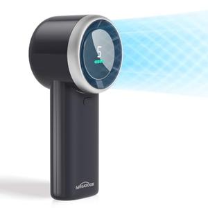 WHATOOK Portable Handheld Mini Fan: High Speed Cooling Fan, 10 Hours Battery Life, USB Rechargeable, Small Essentials for Women, Beach Travel, Vacation (Black)