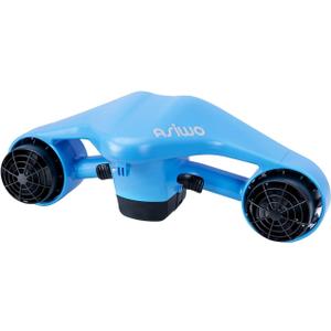 Asiwo Underwater Scooter, Sea Scooter Dual Motors with Action Camera Mount for Kids/Adults, Water Scooter 40M Waterproof for Scuba Diving Snorkeling Pool Sea Adventures