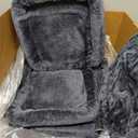 Heybly Cat Tree, Cat Tower for Indoor Cats, Multi-Level Cat Furniture Condo for Cats with Padded Plush Perch, Cozy Basket and Scratching Board, Smoky Gray HCT014G (56 inch)