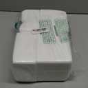 Jucoan 2 Pack Orchid Pots with Holes and Saucer, 4 Inch Ceramic Slotted Orchid Planter Pots for Repotting Indoor Outdoor Plant, Elegant Beige White and Green