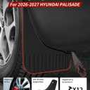 No Drill Mud Flaps for 2026 2027 Hyundai Palisade Mud Guards OEM Style