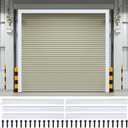 DoubleFill 10 x 10 ft Garage Door Brush Seal Kit, 3 Inch Roll up Door Seal with Aluminum Track, Heavy Duty Nylon Brush for Commercial Doors, Warehouse Barn, Energy Saving, Pest Proof, White