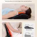 Shiatsu Neck Massager with Heat, 3D Kneading Back Massage Pillow for Pain Relief, Massagers for Neck and Back, Shoulder, Leg, Gifts for Men Women Mom Dad, Stress Relax at Home Office and Car